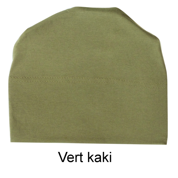 Bonnets fermé Coton - vert kaki