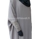 Ample Abaya - Tight lycra sleeves - Light microfiber
