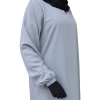 Abaya manches élastiquées - Microfibre léger - El bassira