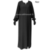 Abaya manches élastiquées - Microfibre léger - El bassira