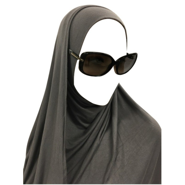 Hijab facile à enfiler - Viscose  - spécial écouteurs/lunettes