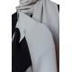 Grand hijab opaque - Mousseline crêpe