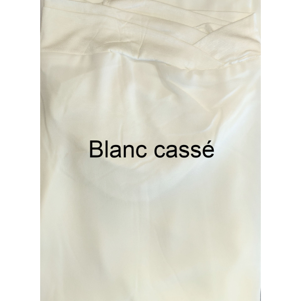 Hijab bonnet intégré croisé - Bi-matière