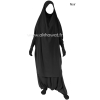 Jilbab manches serrées - 2 pièces sarouel - Microfibre léger