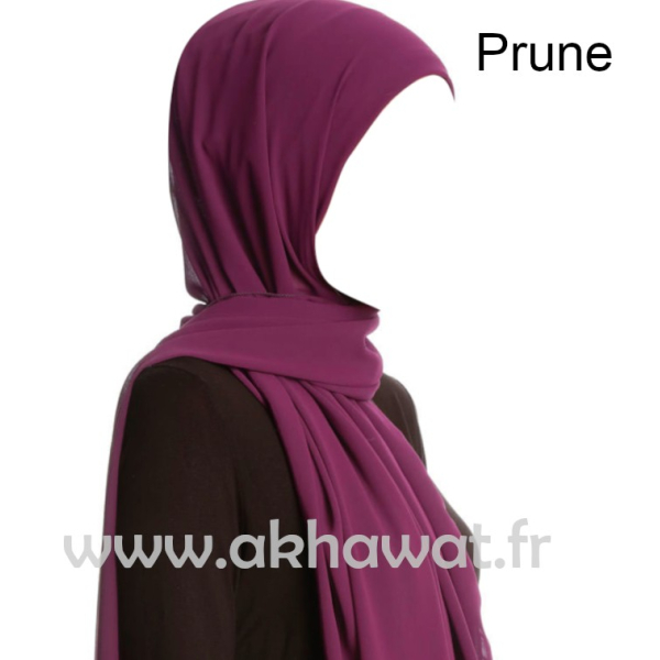 Châle mousseline crêpe - Plusieurs couleurs
