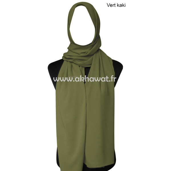 Opaque crepe Hijab - Rectangle