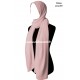 Grand hijab opaque - Mousseline crêpe