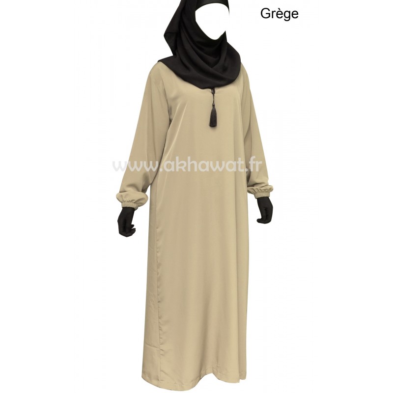  Abaya  Alhaya avec lastique Microfibre koshibo AKHAWAT 