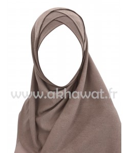 Hijab bonnet intégré - Maille