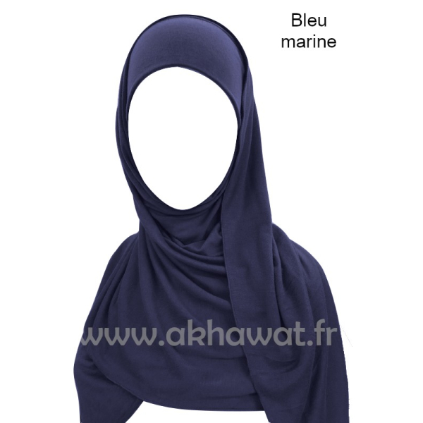 Hijab bonnet intégré simple - Viscose