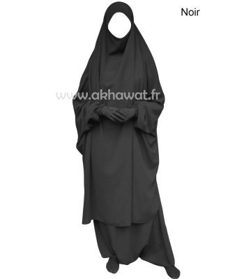 French Jilbab with harem pants - Light microfiber