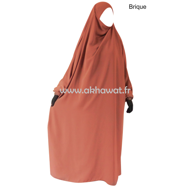 Jilbab 1 pièce - Microfibre Léger - El bassira