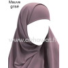 Grand hijab opaque - Mousseline crêpe