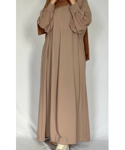 Abaya Puff Sleeves - "Silk of Medina"