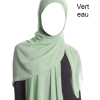 Châle mousseline crêpe - Plusieurs couleurs